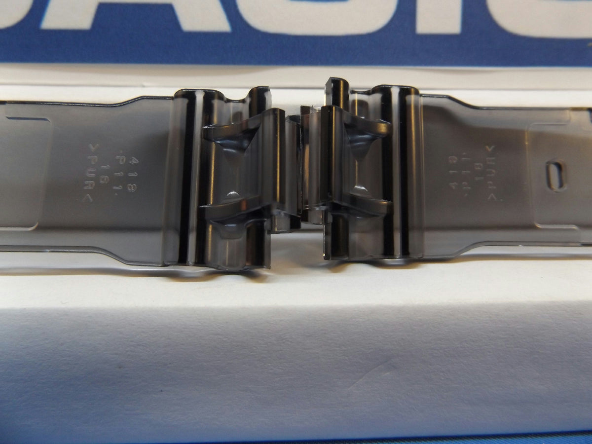 Casio watchband DW-6900 FG-8 Smoke Gray Original Watchband/ w/Gold Tn Bkle