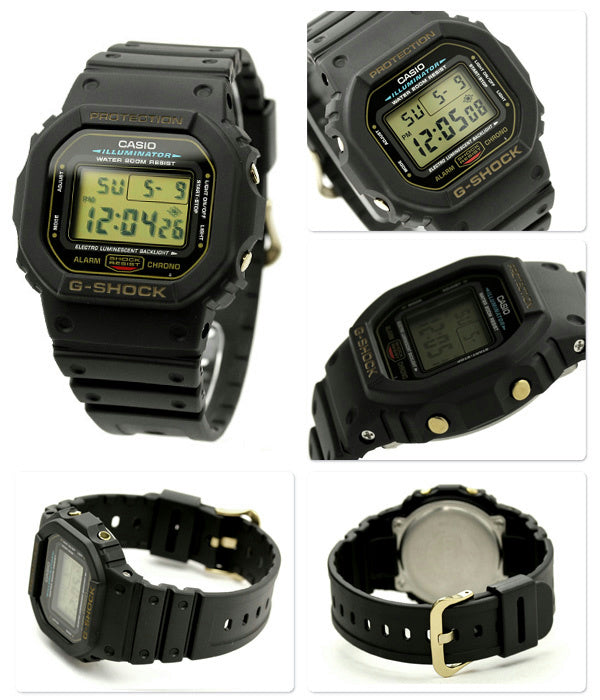 Casio watchband DW-5600 EG-9, DW-5600 P-1  W/Gold Tn Bkl.G-Shock Watchband
