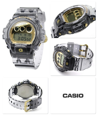 Casio Watch Parts DW-6900 FG-8 Smoke Gray Bezel/Shell W/Gold Tone Lettering