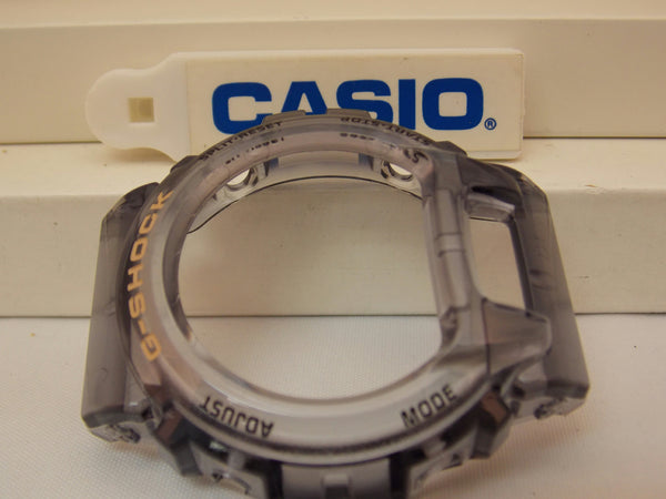 Casio Watch Parts DW-6900 FG-8 Smoke Gray Bezel/Shell W/Gold Tone Lettering