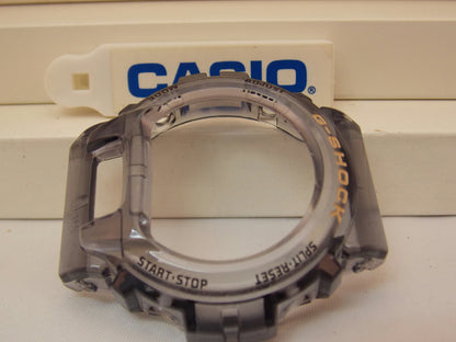Casio Watch Parts DW-6900 FG-8 Smoke Gray Bezel/Shell W/Gold Tone Lettering