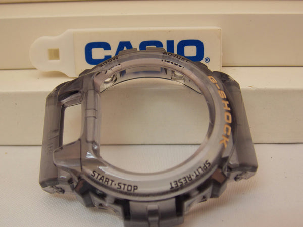 Casio Watch Parts DW-6900 FG-8 Smoke Gray Bezel/Shell W/Gold Tone Lettering