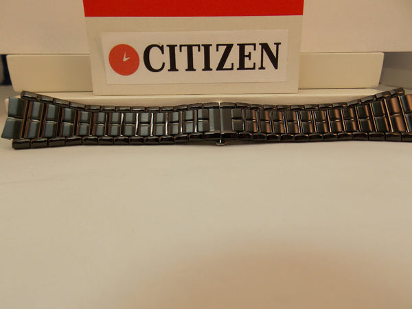 Citizen watchband E111-S049377 Black ION Steel Bracelet.Back Plate E111-S049377