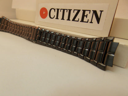 Citizen watchband E111-S049377 Black ION Steel Bracelet.Back Plate E111-S049377