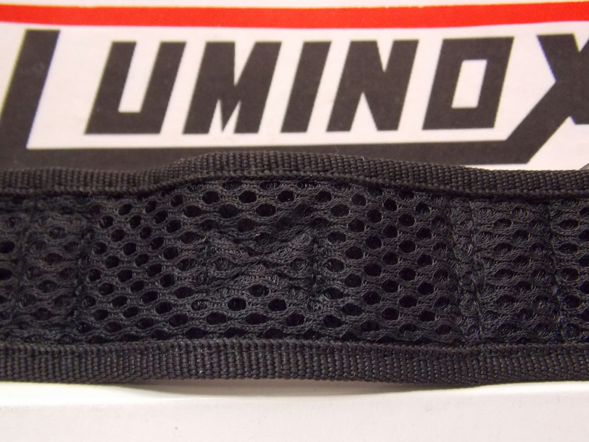 Luminox WatchBand Nylon Grip Black w/Red Logo 32mm Overall Width. Fit 22mm/Wider