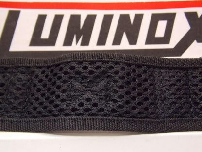 Luminox WatchBand Nylon Grip Black w/Red Logo 32mm Overall Width. Fit 22mm/Wider