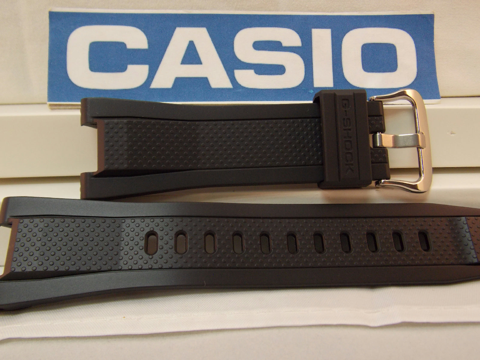 Casio watchband GST-210, GST-S100,GST-W110 Black Rubber .G-Shock