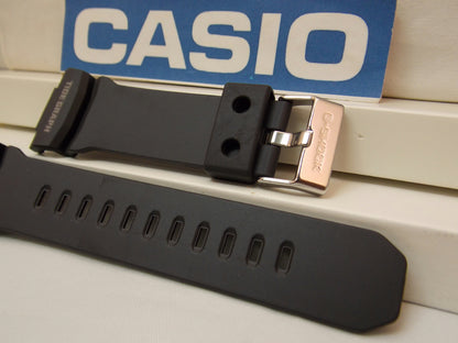 Casio watchband GLX-150 -1 G-Lide Tide Graph Black Rubber . Watchband