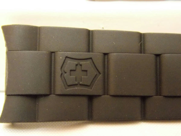 Swiss Army watchband Maverick Ladies GS Swiss Made Gen. Blk Rubber  w/Pin