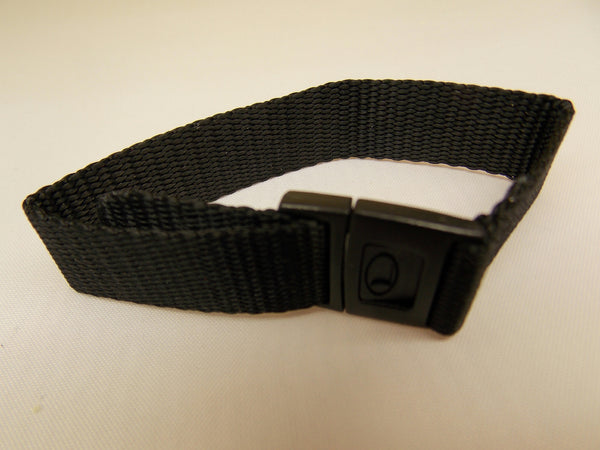 Freestyle watchband 16mm Sport Band Blk One Piece Clip Bkle Washable/Adjustable