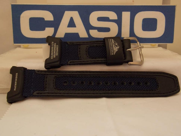 Casio watchband PAG-240 B-2 Patfinder . Blue/Black Watchband.