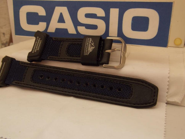 Casio watchband PAG-240 B-2 Patfinder . Blue/Black Watchband.