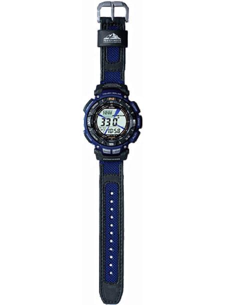 Casio watchband PAG-240 B-2 Patfinder . Blue/Black Watchband.