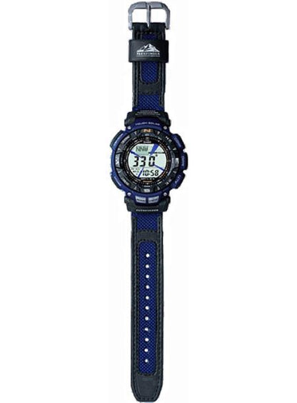 Casio watchband PAG-240 B-2 Patfinder . Blue/Black Watchband.