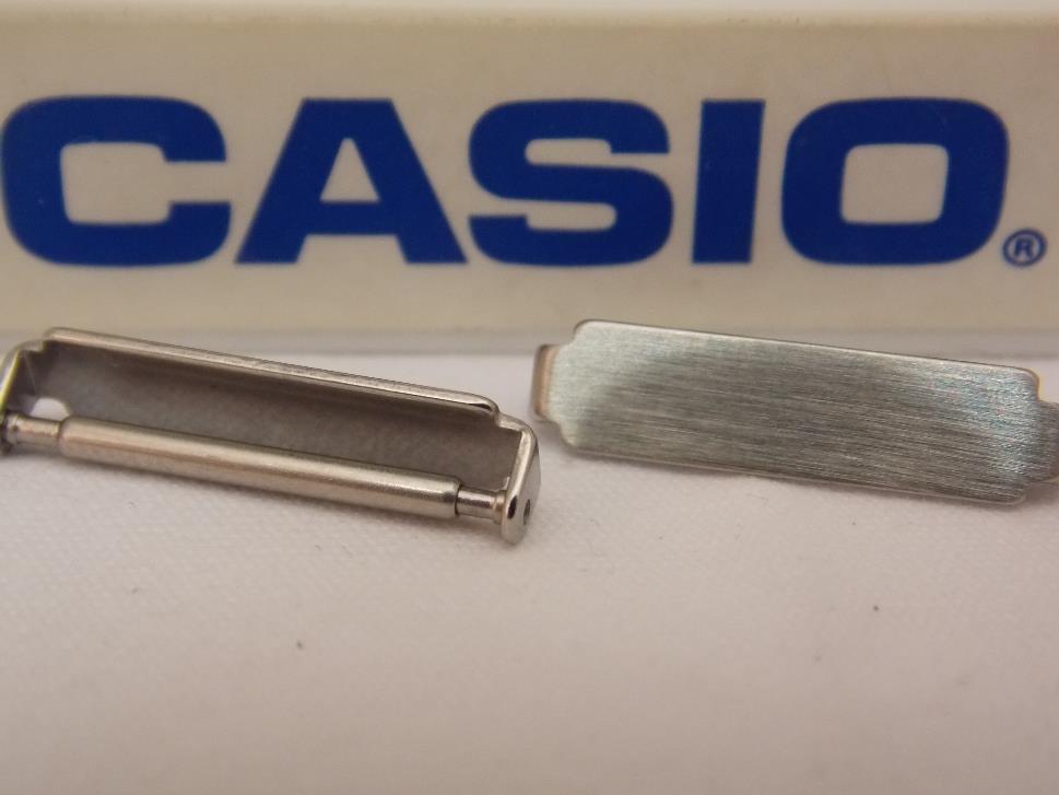Casio Watch Parts WVA-430 Attaching Clips and Spring Bars - One Pair
