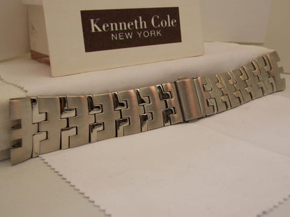 Kenneth Cole watchband KC3368 Bracelet Steel Silver Color. Watchband W/Pins