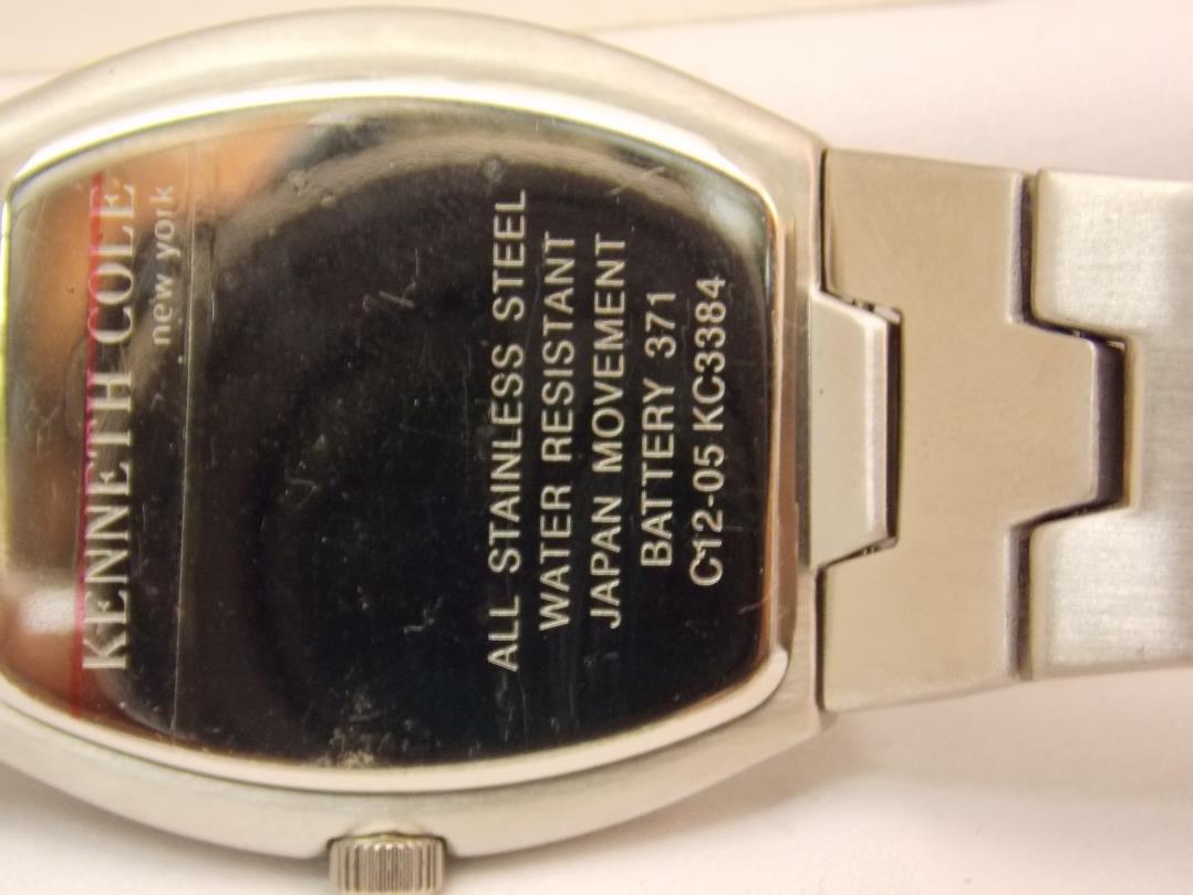 Kenneth Cole watchband KC3384 Including Case and Glass Crystal. All steel