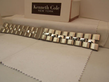 Kenneth Cole watchband KC3315 Bracelet Original All Steel w/Push Button Buckle