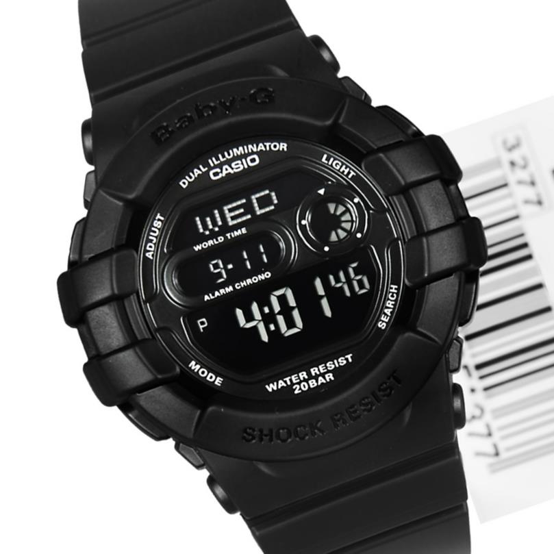 Casio Watch BGD140 -1,BGD-140 All Black Baby G.New Boxed w/ Warranty/Instruction