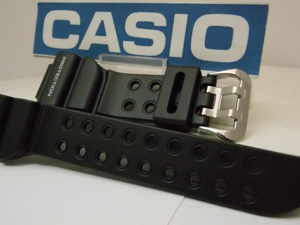 Casio watchband DW-8200 Frogman Black  White Graphics. Original Watchband