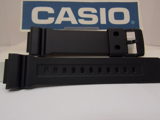 Casio Watchband AD-S800 Black Resin Strap.Watchband/Tough Solar Digital Analog