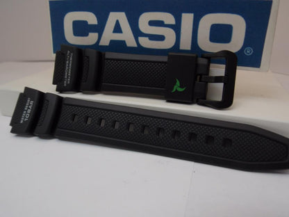 Casio Watchband SGW-450H-1A Black Resin Strap Green/White Altimeter Barometer
