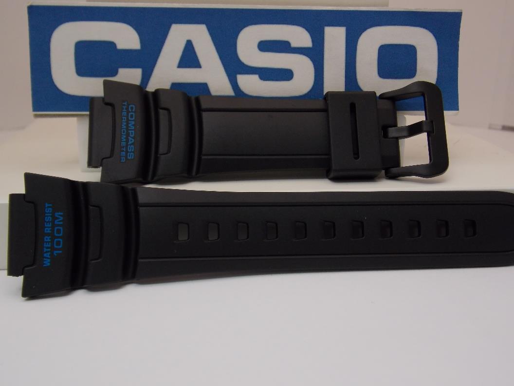 Casio Watchband SGW-500 -2 Blue Graphics Black.Compass Thermometer Twin Sensor