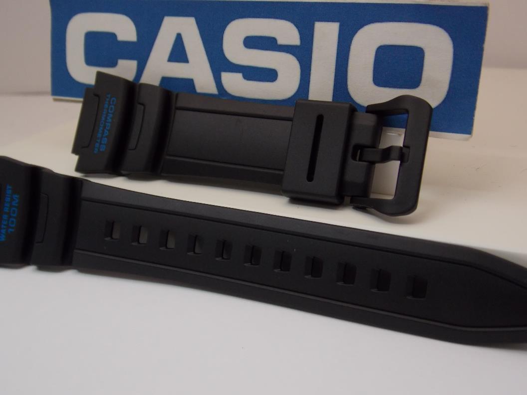 Casio Watchband SGW-500 -2 Blue Graphics Black.Compass Thermometer Twin Sensor
