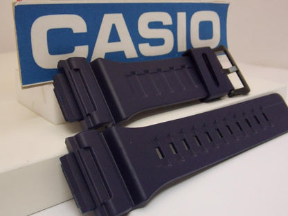 Casio Watchband AQ-S810 -2 & W-735 BLUE Resin Strap for Tough Solar Illuminator