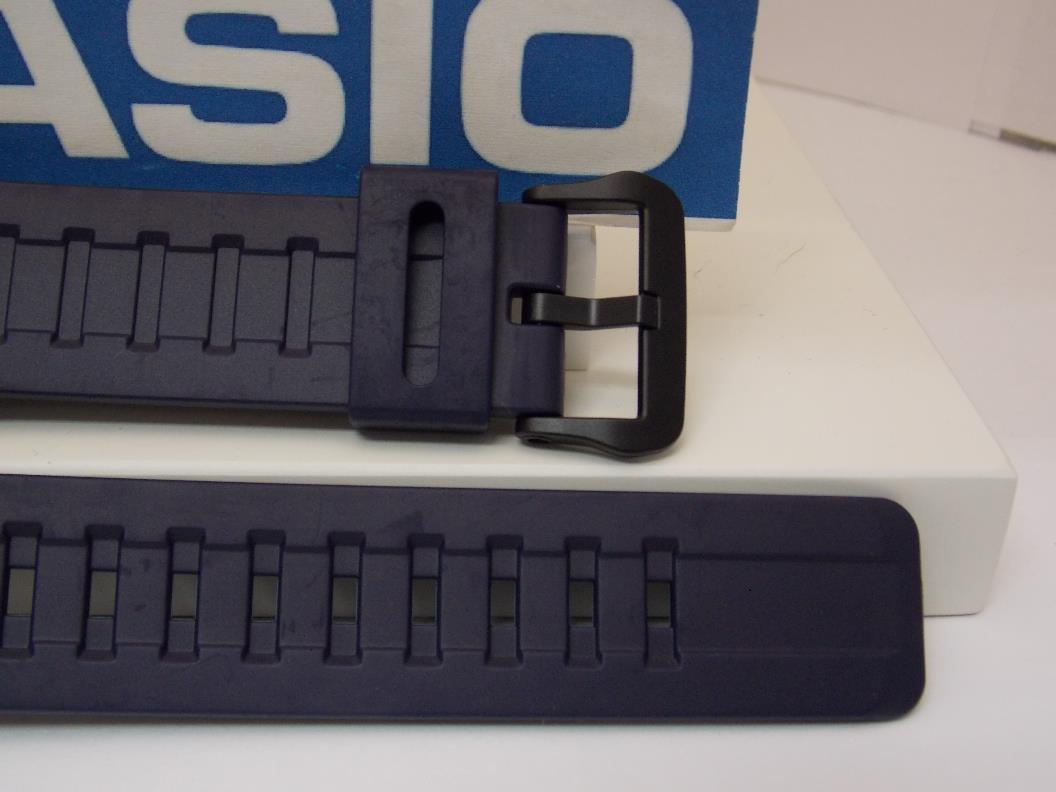 Casio Watchband AQ-S810 -2 & W-735 BLUE Resin Strap for Tough Solar Illuminator