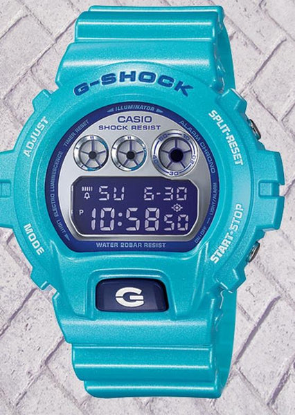 Casio watchband DW-6900 CB-2V Blue Glossy  G-Shock Original Watchband