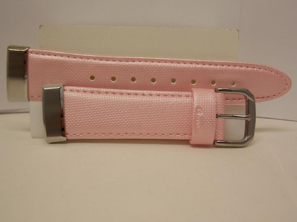 Casio watchband MSG-135 L. Pink  With Polished Silver Color End Caps