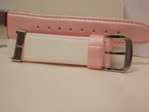 Casio watchband MSG-135 L. Pink  With Polished Silver Color End Caps