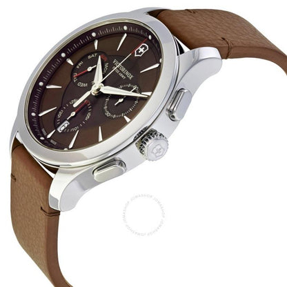 Swiss Army watchband 005369 Brown Leather /Watchband Alliance Chronograph