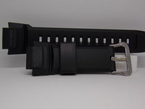 Casio Watchband PRG-270 Black Resin Strap. Protrek Tough Solar Watchband.