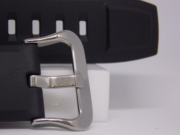 Casio Watchband PRG-270 Black Resin Strap. Protrek Tough Solar Watchband.