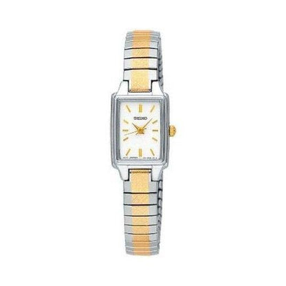 Seiko WatchBand SXGN07 Bracelet Ladies 2 Tone Stretch Band. 6mm