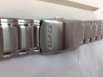 Casio Watchband EFR-522 Bracelet for Edifice Watch.Stainless Steel Silver Color