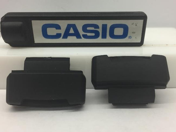 Casio Watch Parts G-2900 Loop Thru Lugs. Pair w/Spring Bars Black