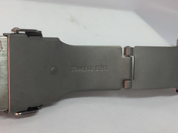 Casio watchband EF-130 D. Bracelet All Solid Link Steel - Silver Color. Edifice