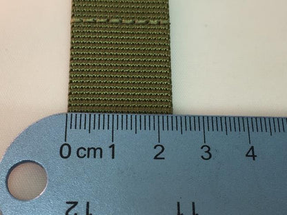 Luminox Watchband Military Green Loop Thru.Steel Hardware.Fits 23mm/Wider Watch