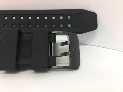 Luminox Watchband Model 3050. 22mm Black Rubber  w/Logo on Band and Buckle.