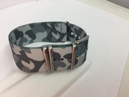 Luminox Watchband 3507 Camouflage 23mm Wide One Piece Loop Thru Webbing .
