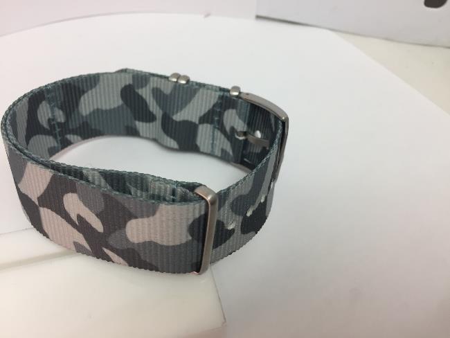 Luminox Watchband 3507 Camouflage 23mm Wide One Piece Loop Thru Webbing .