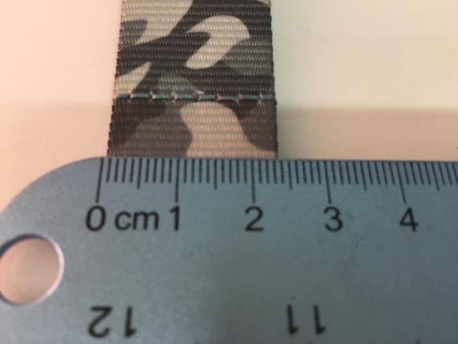 Luminox Watchband 3507 Camouflage 23mm Wide One Piece Loop Thru Webbing .