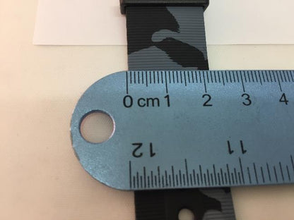 Luminox Watchband 0320 Camouflage 22mm Wide One Piece Loop Thru Rubber .