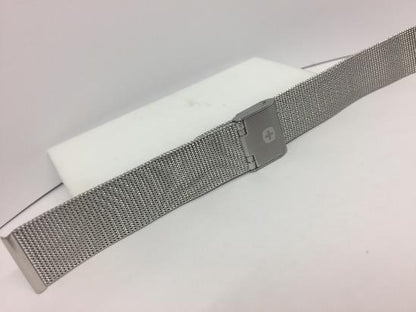 Wenger Watch Bracelet 18mm Mesh Clip on Band. Fits most 18mm wide watches.
