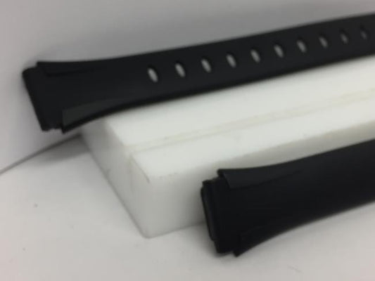 Casio Watchband LW-203 Lds Illuminator WR50m Orig Black Resin Strap.Watchband