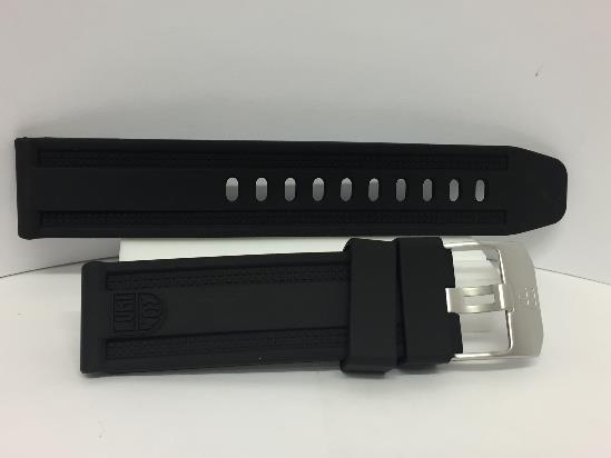 Luminox Watchband 8800. Original Black Rubber . 23mm
