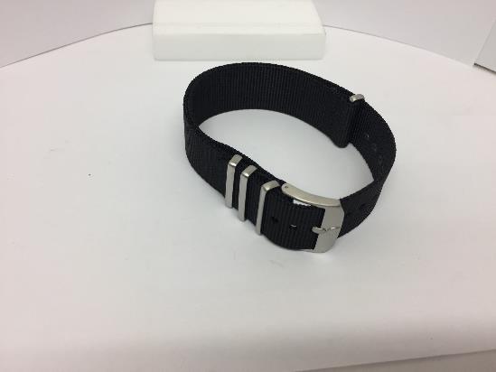 Luminox Watchband FN2301.20Q Black One Piece  23mm w/ Steel Hardware
